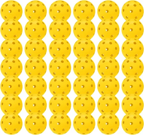 Miniatura 35 de Paquete de 6 pelotas de pickleball deportivas para exteriores - 40 pelotas de pickleball - Bolas de pickleball de EE. UU. aprobadas por USAPA