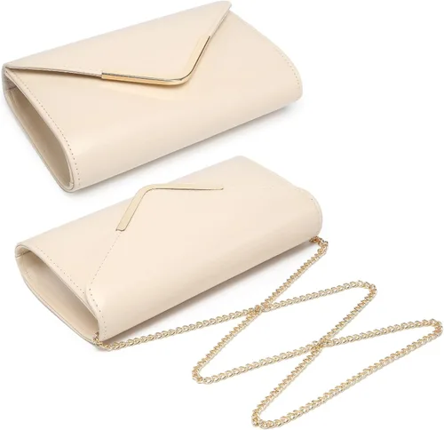 Miniatura 2 de Dasein Bolsos de noche para mujer, bolsos de mano formales para bodas, fiestas, bailes, bolsos con correa para el hombro y solapa con purpurina