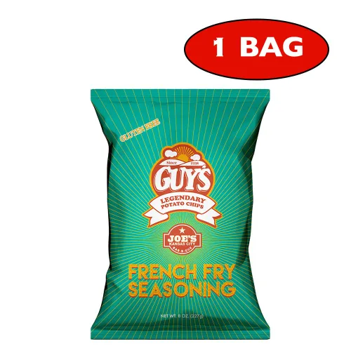 Miniatura 5 de Guys - Papas fritas de crema agria y cebolla, bocadillos saludables y salados con una mezcla única de especias, papas fritas naturales, papas fritas