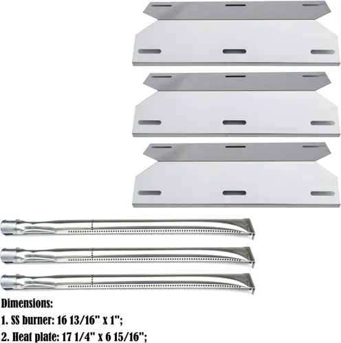 Miniatura 2 de Kit de piezas de repuesto DG105 para quemadores de parrilla de gas y placas térmicas Charmglow Home Depot 720-0230; 720-0036-HD-05 quemadores