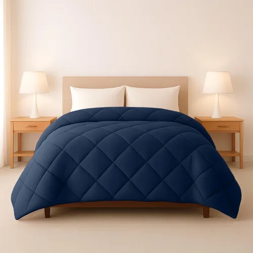 Miniatura 15 de LUX Décor - Edredón Queen de 88 x 88 pulgadas, relleno de edredón alternativo ultrasuave con pestañas de esquina y costuras de caja, ropa de cama