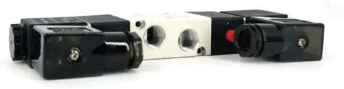 Miniatura 3 de Válvula solenoide AirTAC 4V120-06 DC12V 1/8 "PT Doble Solenoide 5/2 vías Aire Neumático Piloto interno 21-114 PSI 5 Puerto 2 Posición Tiene Función