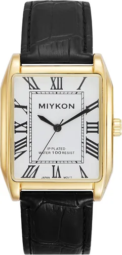 Miniatura 18 de Miykon Vintage Watches for Men – Classic Tank Square Analog Watch with Genuine Leather Wrist Strap, Mens Dress Watches – Japanese Quartz, Waterproof