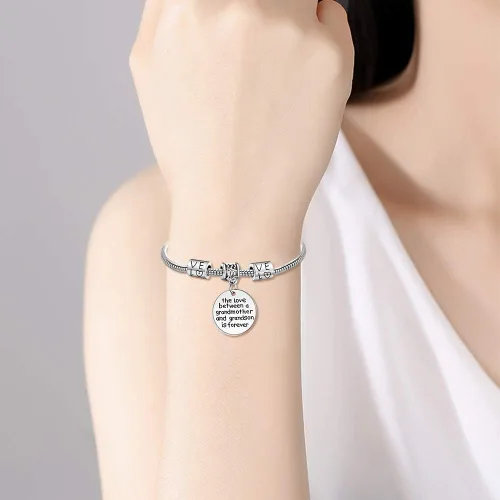 Miniatura 6 de Brazalete con colgante "Love between a Grandmother and Grandson is Forever