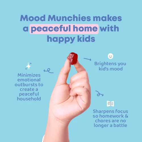 Miniatura 10 de JoySpring Gomitas de azafrán para niños Extracto de azafrán con suplementos GABA que ofrecen apoyo al estado de ánimo y calma las rabietas
