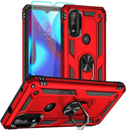 Miniatura 13 de Funda para Moto G Pure, Moto G Power 2022 con protector de pantalla HD, [grado militar de 16 pies probada en caídas], anillo protector a prueba