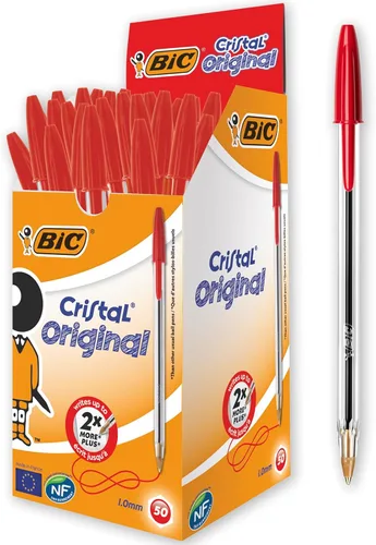 Miniatura 9 de BiC Cristal Original - Bolígrafo con punta redonda 1.0 mm paquete de de 4