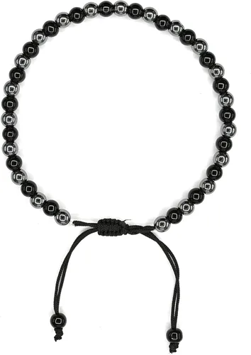 Miniatura 4 de Amazing Gemstone Hematite Black Obsidian Anklet - Anti Swellig Ankle Bracelet, Weight Loss Aid Ankle Bracelet for Men Women