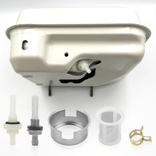 Miniatura 3 de Filtro de salida de junta de tanque de combustible de gasolina, kit de pantalla de línea de combustible compatible con Predator 212 Motor pequeño