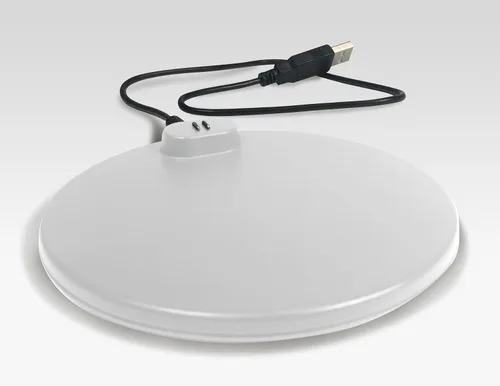 Miniatura 2 de Soleus Air Ventilador de mesa portátil, ventilador de escritorio pequeño de 7 pulgadas, batería recargable de 4000 mAh, ventilador de piso USB