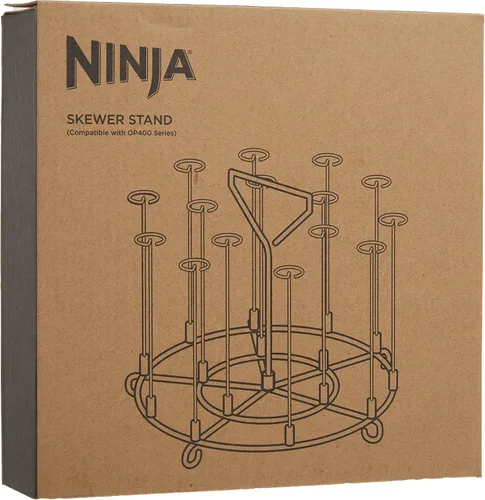 Miniatura 2 de Ninja - AOP103BRN Ninja Foodi - Soporte para brochetas, 1 pieza, acero inoxidable