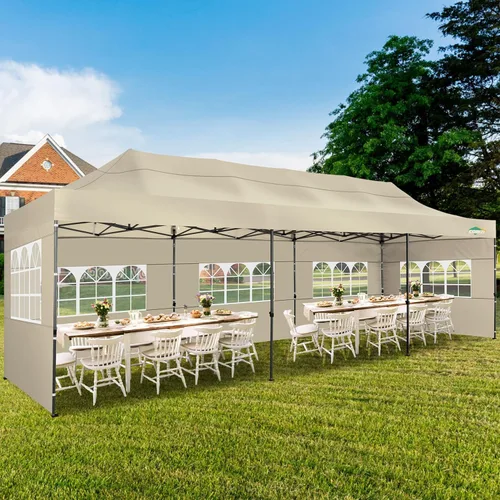 Miniatura 166 de COBIZI Tienda de campaña desplegable de 6.6 x 6.6 pies, toldo resistente, fácil de instalar, impermeable, para exteriores, fiestas, playa, jardín