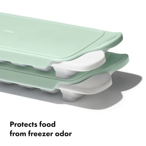 Miniatura 4 de OXO Tot Paquete de 2 bandejas congeladoras de alimentos para bebés - Opal