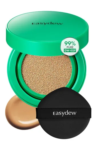 Miniatura 15 de Easydew Mela B Cojín de Ampolla Tonificante – 2 en 1 maquillaje coreano para el cuidado de la piel y la belleza facial – Base de cojín de cobertura