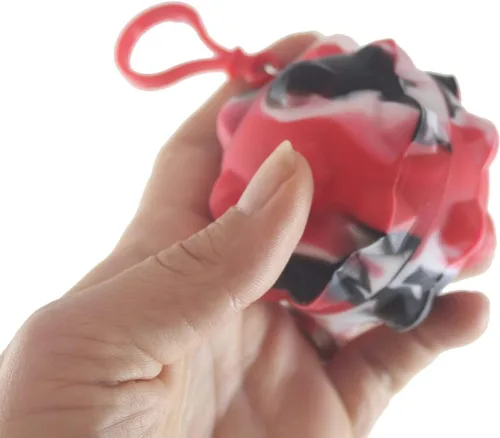 Miniatura 6 de Juego de 3 bolas de burbujas con clip – Bubble Poppers on Ball Squeeze to Pop – Juguete para ansiedad de burbujas – Presiona burbujas para explotar