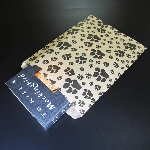Miniatura 2 de CuteBox Pawprint - Bolsas de regalo de papel plano Kraft para manualidades, recuerdos de fiesta, venta al por menor, mercancía, ferias comerciales
