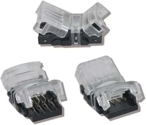 Miniatura 2 de Griver conector 4 pines para tira de luces led impermeable 5050, de conexión rápida por cable