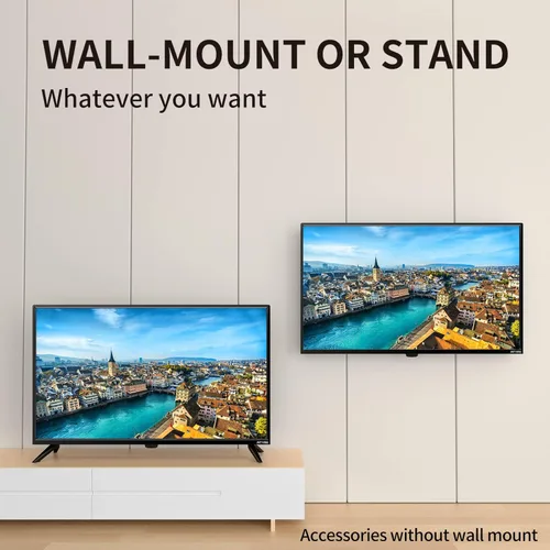 Miniatura 6 de ATYME 32 pulgadas clase 60Hz 720p HD LED TV pantalla plana 1* USB 3* HDMI 1* VGA ARC doble canal 8W altavoces Monitores Televisión no inteligente