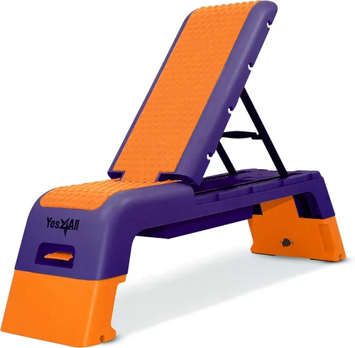 Miniatura 7 de Yes4All - Banca multifuncional para aeróbicos - Estación de fitness versátil, banco de pesas, step aeróbico, caja de pliometría para entrenamientos