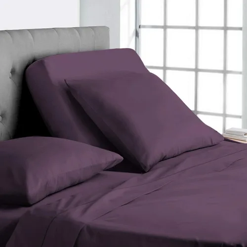 Miniatura 3 de Online Bedding Linen Flex Top - Cama tamaño Queen, 800 hilos, algodón egipcio de 18 pulgadas, sábanas divididas de bolsillo profundo para dormir
