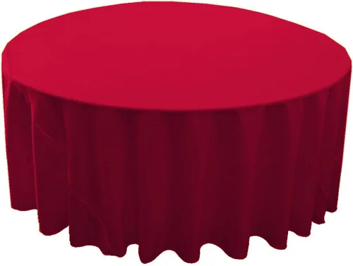 Miniatura 43 de LA Linen - Mantel redondo lavable de popelina de poliéster, resistente a manchas y arrugas, 51", mantel de tela para comedor, cocina, fiesta, Negro