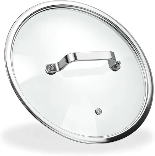 Miniatura 19 de Tapa de vidrio templado de 6 pulgadas, repuesto universal para olla y sartén para cocina en casa, cubierta de utensilios de cocina apta