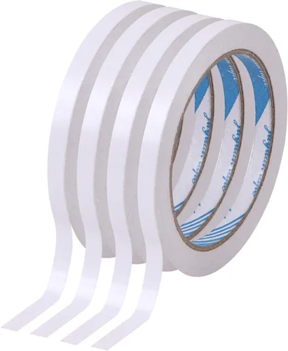 Miniatura 3 de CABAX - 4 rollos de cinta adhesiva de doble cara para álbumes de recortes, fotos, tarjetas de invitación, papel, manualidades y suministros