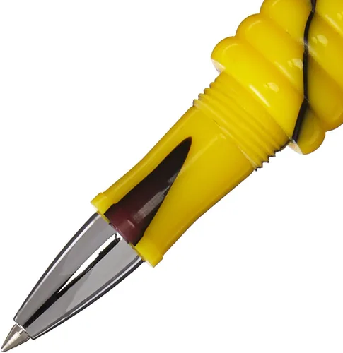 Miniatura 2 de ACME Studios Rings - Bolígrafo de rodillo amarillo y rojo por Robert & Trix Haussman (P2H04R)