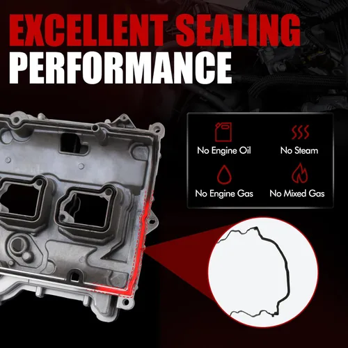 Miniatura 6 de MITZONE - Cubierta de válvula de motor de aluminio compatible con Mercedes Benz 1.8L Para Mercedes Benz C180 C200 E200 E250 SLK200 C250 C250