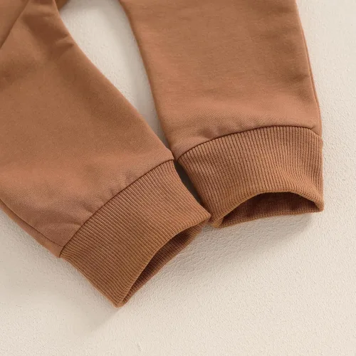 Miniatura 143 de BemeyourBBs Conjunto divertido de sudadera y pantalones de manga larga con letras divertidas para bebé niño y niño