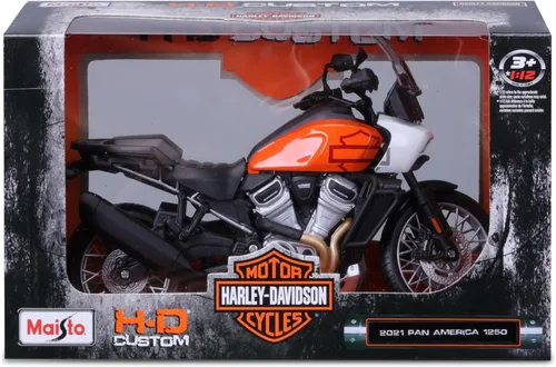 Miniatura 6 de Maisto Motocicleta de fundición a presión 1:12 Harley Davidson 2021 Pan American 1250