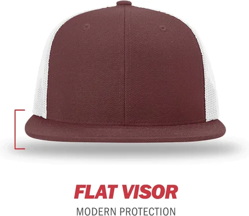 Miniatura 2 de Richardson 511 Flatbill Trucker - Gorra de béisbol ajustable