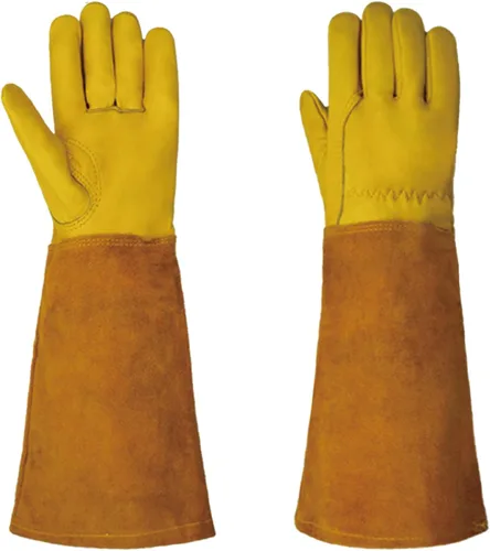Miniatura 6 de Guantes 3 en 1 para jardinería, agricultura y limpieza, a prueba de puñaladas, antideslizantes, resistentes al desgaste, cómodos, transpirables