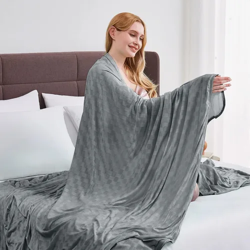 Miniatura 11 de Topcee Arc-Chill Q-Max - Manta refrescante de verano para personas que duermen con calor, fibra fría de 0.5, certificado Oeko-TEX, 100% suave