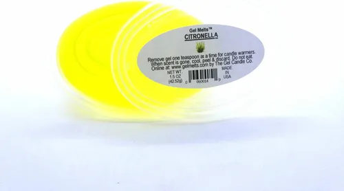 Miniatura 5 de El gel aromático de citronela se derrite para calentadores y quemadores de The Gel Candle Company PEEL, MELT AND DISFRUTAR