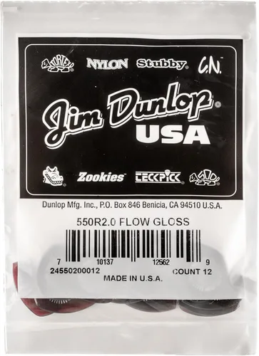 Miniatura 4 de Jim Dunlop Flow Gloss Pick 2.0MM - Paquete de 12