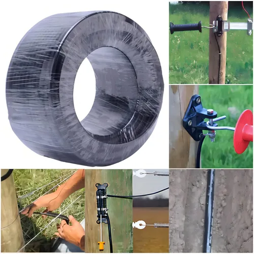 Miniatura 4 de Calibre 12-1/2 82 pies cerca eléctrica de alambre doble aislado subterráneo,Valla eléctrica doble aislamiento subterráneo cable duro,Cable de núcleo