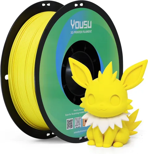Miniatura 15 de Yousu filamento PVA de 1.75mm, filamento de soporte soluble en agua para impresora 3D, 0.5kg, PVA natural, se ablanda en temperatura de agua