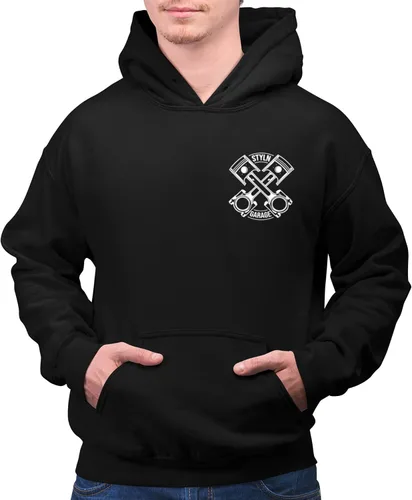 Miniatura 10 de STYLN Sudadera de manga larga con capucha Sudadera divertida con capucha unisex para adultos entusiastas del automóvil, camión, bicicleta, carreras