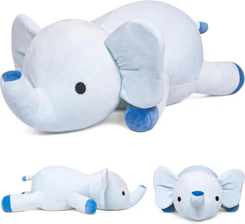 Miniatura 9 de Wepop Animales de Peluche con Peso de Gato Negro de 24 pulgadas, Almohada de Gato Negro con Peso de 4.2 libras, Animal de Peluche Gigante de Gato