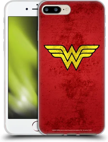 Miniatura 114 de Head Case Designs Funda de gel suave con licencia oficial de Wonder Woman DC Comics Classic Logos compatible con Apple iPhone 7 Plus/iPhone 8 Plus