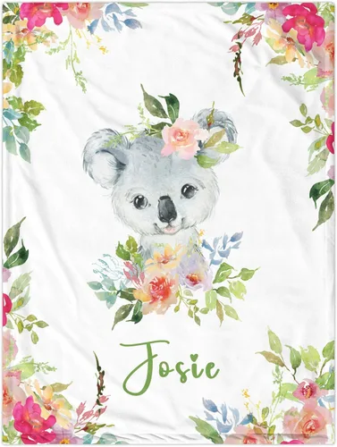 Miniatura 9 de Manta de bebé personalizada para niñas y niños, manta de bebé personalizada con nombre, mantas de regalo personalizadas súper suaves para niños