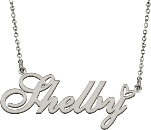 HUAN XUN Collares personalizados con dije de inicial para mujeres y niñas en oro y plata, Acero inoxidable, Acero inoxidable