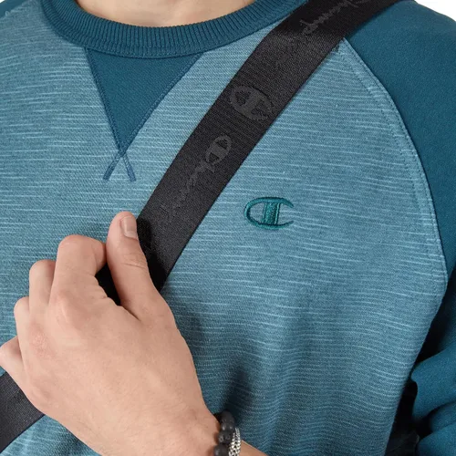 Miniatura 4 de Champion Sudadera de forro polar Powerblend para hombre, sudadera de cuello redondo (regular o grande y alto)