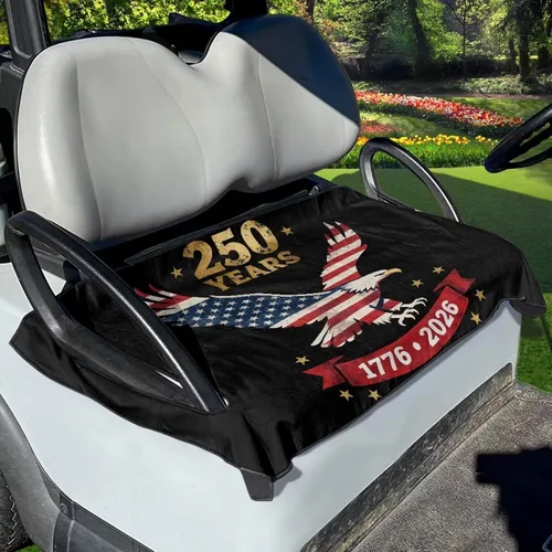Miniatura 35 de Fundas de asiento de carrito de golf, mantas para carrito de golf, fundas de asiento de toalla para la mayoría de carritos de golf de 2 asientos