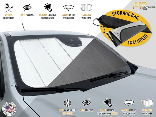 Miniatura 5 de Parasol plegable para parabrisas de ajuste personalizado para Volvo XC40 SUV 2019, 2020, 2021, 2022, 2023, 2024, 2025, Volvo XC40 (no para recarga)