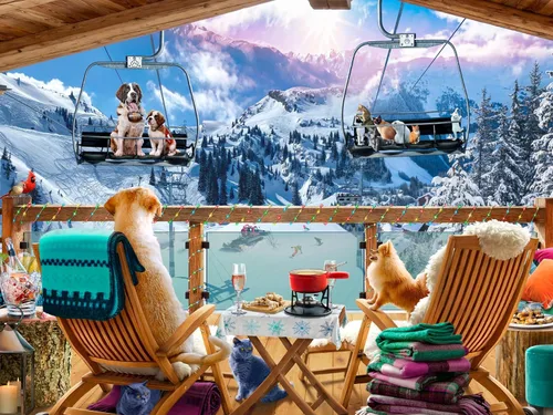 Miniatura 2 de Ceaco - Ski Chalet - Rompecabezas de 300 piezas