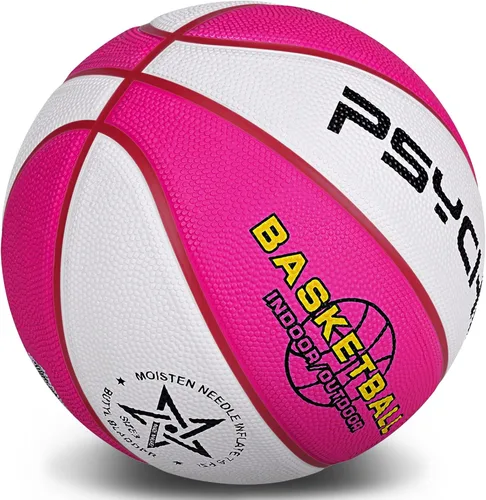 Miniatura 17 de Baloncesto para niños y jóvenes, tamaño 4/5 (25.5/27.5 pulgadas), baloncesto de goma de alta calidad para niños y niñas, juegos de piscina