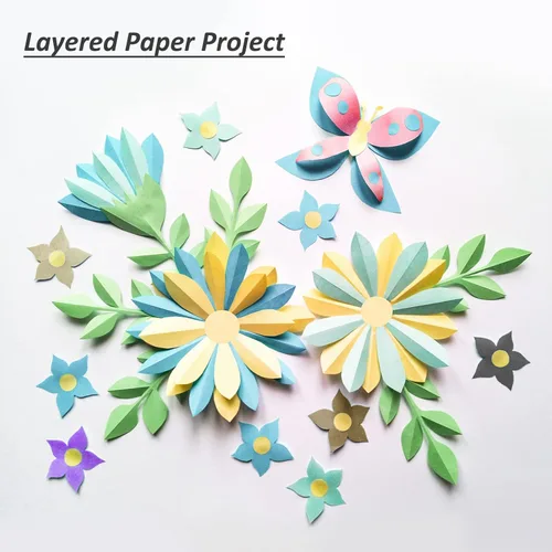 Miniatura 4 de Livholic 48 hojas de cartulina de tonos tierra en colores neutros grises de 120 g/m², 32 lb, papel para impresora de 12x12 pulgadas para álbumes