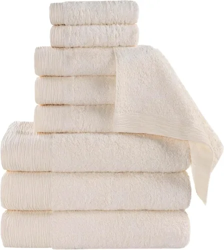 Miniatura 41 de Superior Rayon - Juego de toallas de 12 piezas de mezcla de bambú, de secado rápido, artículos esenciales para el baño, ducha, spa, toallas